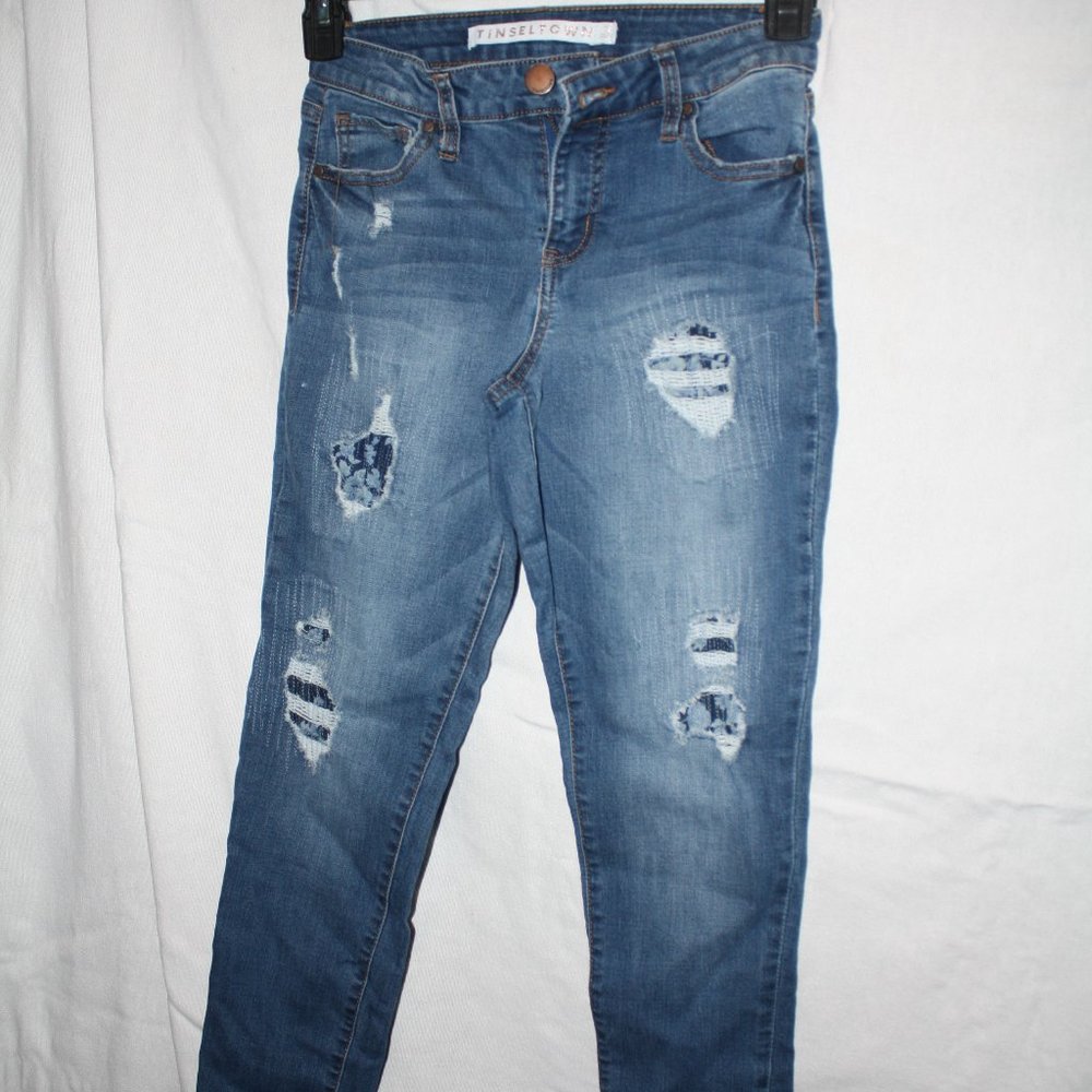 Junior Sz 3 Tinseltown High Rise Skinny Jeans